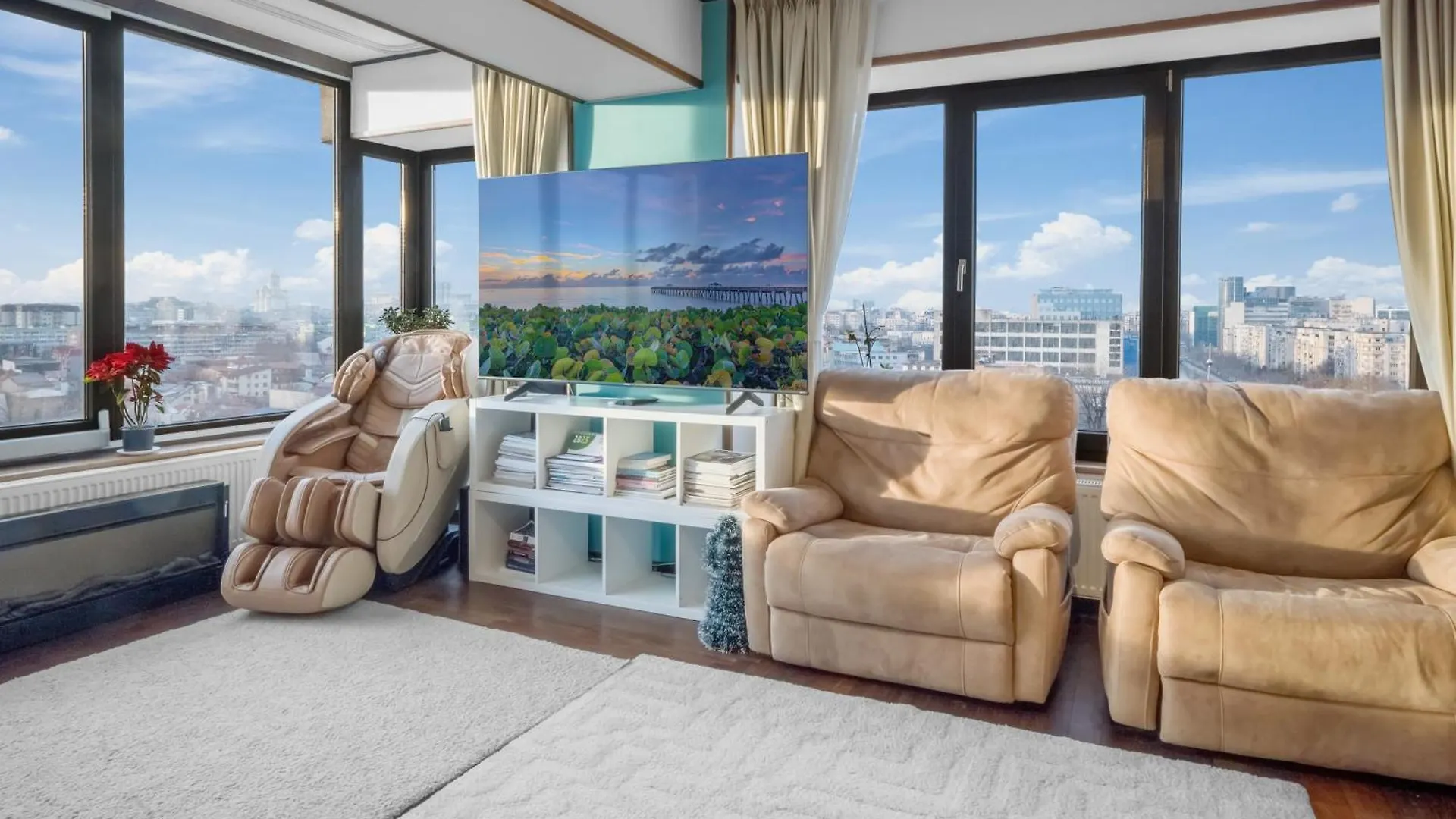 Luxurious Downtown Penthouse With Spectacular Panorama Apartment Bucharest Romania
